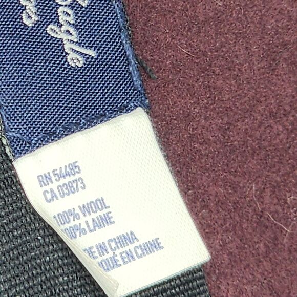 American Eagle Wool Red Braided Band Boho Floppy Hat - Picture 8 of 8